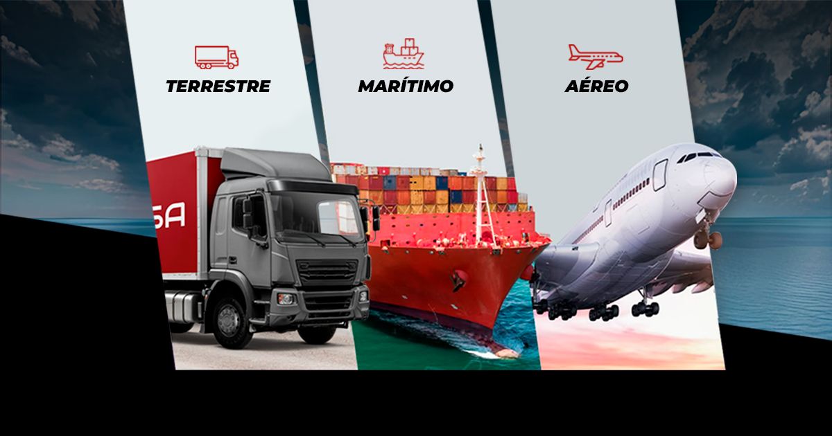 ¿Qué tipo de transporte conviene más para tu carga: terrestre, marítimo o aéreo?